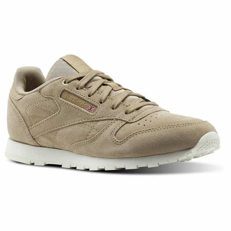 Tenisi Reebok Classic Leather Mcc Fete Bej/Albi Romania GE3553KT
